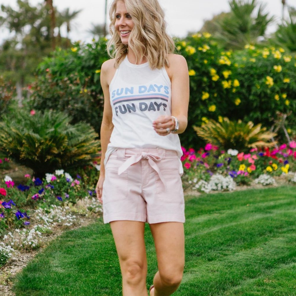 NWT Nina Tie Belt Linen Shorts - Level 99